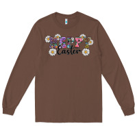 Chestnut happy easter daisys Long Sleeve Tee - RanaPortraitStore