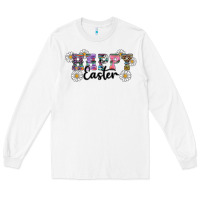White happy easter daisys Long Sleeve Tee - RanaPortraitStore