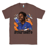 Chestnut afro man nurse life Classic Tee - texasbilliewilder
