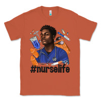Copper afro man nurse life Classic Tee - texasbilliewilder