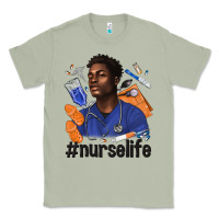 Matcha afro man nurse life Classic Tee - texasbilliewilder