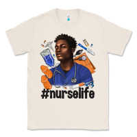 Natural afro man nurse life Classic Tee - texasbilliewilder