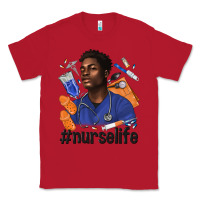 Red afro man nurse life Classic Tee - texasbilliewilder