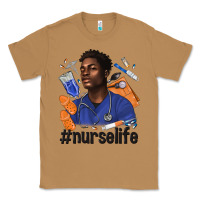 Toasted Coconut afro man nurse life Classic Tee - texasbilliewilder