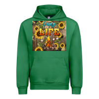 Emerald camp life Urban Hoodie - NancyCooperArtShop