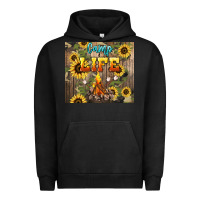 Pigment Black camp life Urban Hoodie - NancyCooperArtShop
