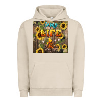 Pigment French Oak camp life Urban Hoodie - NancyCooperArtShop