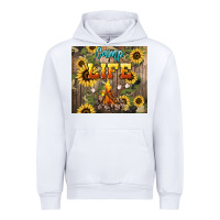White camp life Urban Hoodie - NancyCooperArtShop