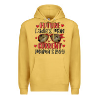 Antique Gold future ladies man current mamas boy Premium Hoodie - MaliasSmallBusiness