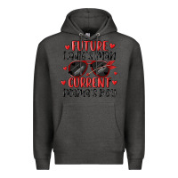Charcoal Heather future ladies man current mamas boy Premium Hoodie - MaliasSmallBusiness