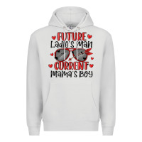 Dove Grey future ladies man current mamas boy Premium Hoodie - MaliasSmallBusiness