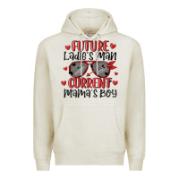 Oatmeal Heather future ladies man current mamas boy Premium Hoodie - MaliasSmallBusiness