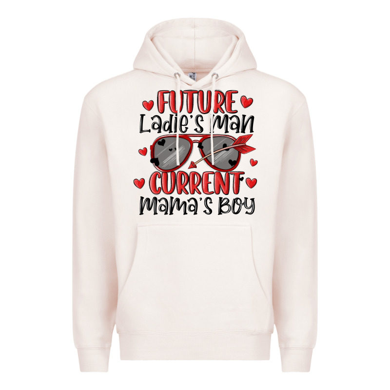 Future Ladies Man Current Mamas Boy Premium Hoodie by MaliasSmallBusiness | Teevron