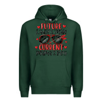 Sports Green future ladies man current mamas boy Premium Hoodie - MaliasSmallBusiness