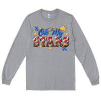 Heather Grey oh my stars Long Sleeve Tee - texasbilliewilder
