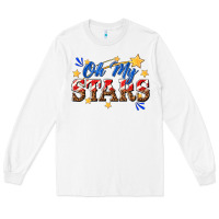 White oh my stars Long Sleeve Tee - texasbilliewilder