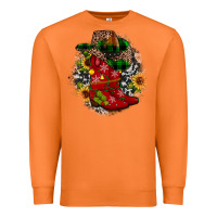 Carrot Christmas Cowboy Boots Premium Sweatshirt - JahusDesignShop