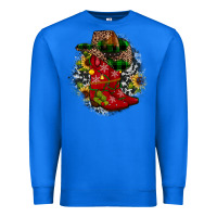True Royal Christmas Cowboy Boots Premium Sweatshirt - JahusDesignShop