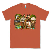 Copper safari cartoon characters coffee cups Classic Tee - Zillion Design Studio