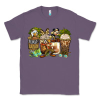 Lavender safari cartoon characters coffee cups Classic Tee - Zillion Design Studio