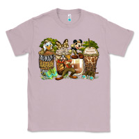 Lilac safari cartoon characters coffee cups Classic Tee - Zillion Design Studio
