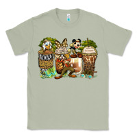 Matcha safari cartoon characters coffee cups Classic Tee - Zillion Design Studio