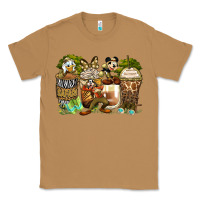 Toasted Coconut safari cartoon characters coffee cups Classic Tee - Zillion Design Studio