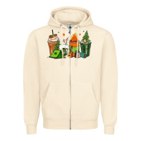 Sandshell camping coffee cups Zipper Hoodie - Zillion Design Studio