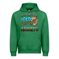 Emerald fueled by iced coffee and anxiety Urban Hoodie - NancyCooperArtShop