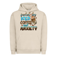 Fueled By Iced Coffee And Anxiety Urban Hoodie | Teevron