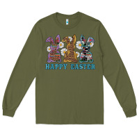 Army Green easter western bunnys happy easter Long Sleeve Tee - RanaPortraitStore