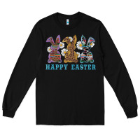 Black easter western bunnys happy easter Long Sleeve Tee - RanaPortraitStore
