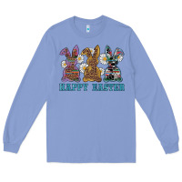 Colony Blue easter western bunnys happy easter Long Sleeve Tee - RanaPortraitStore