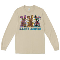 Mushroom easter western bunnys happy easter Long Sleeve Tee - RanaPortraitStore