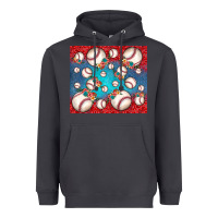 Smoke baseball paisley and jean pattern Heavyweight Hoodie - JahusDesignShop