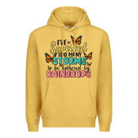 I Have Survived Too Many Storms To Be Bothered By Raindrops Malia Premium Hoodie | Teevron