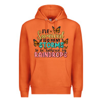 Carrot i have survived too many storms to be bothered by raindrops malia Premium Hoodie - MaliasSmallBusiness