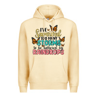 Pina Colada i have survived too many storms to be bothered by raindrops malia Premium Hoodie - MaliasSmallBusiness
