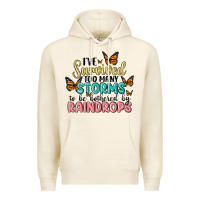 Tofu i have survived too many storms to be bothered by raindrops malia Premium Hoodie - MaliasSmallBusiness