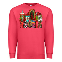 Cardinal lady of guadalupe abuela coffee cups Premium Sweatshirt - Jasminsmagicworld