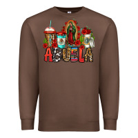 Chestnut lady of guadalupe abuela coffee cups Premium Sweatshirt - Jasminsmagicworld