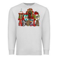 Dove Grey lady of guadalupe abuela coffee cups Premium Sweatshirt - Jasminsmagicworld