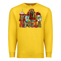 Lady Of Guadalupe Abuela Coffee Cups Premium Sweatshirt | Teevron