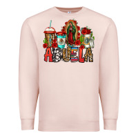 Pale Pink lady of guadalupe abuela coffee cups Premium Sweatshirt - Jasminsmagicworld