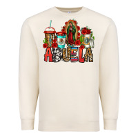 Sandshell lady of guadalupe abuela coffee cups Premium Sweatshirt - Jasminsmagicworld