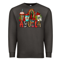 Smoke lady of guadalupe abuela coffee cups Premium Sweatshirt - Jasminsmagicworld