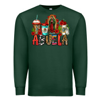 Sports Green lady of guadalupe abuela coffee cups Premium Sweatshirt - Jasminsmagicworld