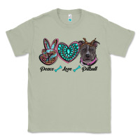 Matcha peace love pitbull Classic Tee - RanaPortraitStore