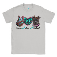 Moon Dust peace love pitbull Classic Tee - RanaPortraitStore