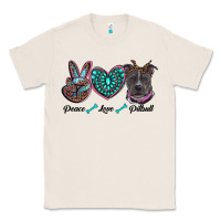 Natural peace love pitbull Classic Tee - RanaPortraitStore